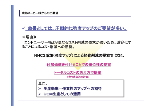 ＮＨＣ２の主な効果など